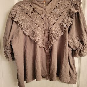 Free People   size M  color Taupe